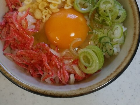 小エビ卵かけご飯